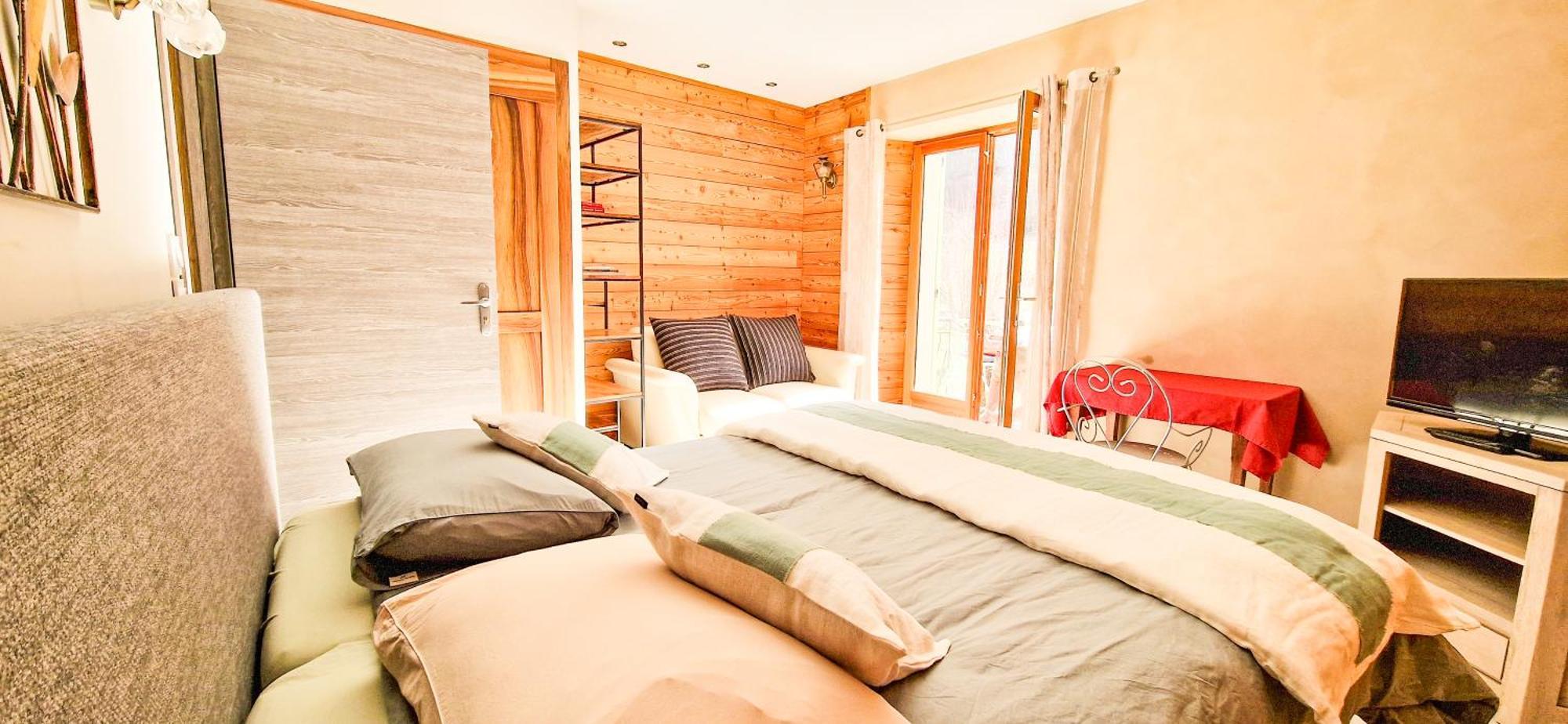 Les Clarines Perceneige - Chambre D'Hotes Vue Sur Montagne & Spa Saint-Jacques-en-Valgodemard Екстериор снимка